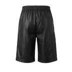 Black Polyester Men Shorts