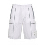 White Polyamide Men Shorts