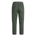 Green Cotton Men Pant