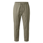 Green Cotton Blend Men's Pants