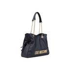 Black Polyester Handbag