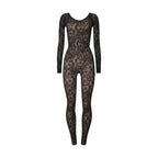 Black Polyamide Jumpsuit
