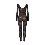 Black Polyamide Jumpsuit