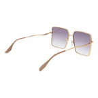 Gold Stainless Steel Sunglasses