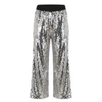 Grey Polyester Women Pants
