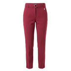 Red Polyester Women Pants