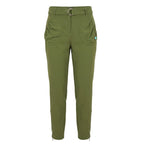 Green Polyester Women Pants