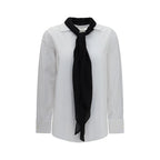 White Polyester Dress Shirt