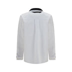 White Polyester Dress Shirt