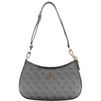 Black Polyurethane Women Handbag