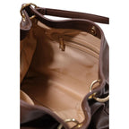 Brown Polyethylene Handbag