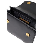 Black Polyester Handbag