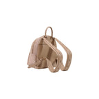 Beige Polyester Backpack
