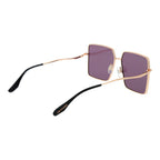 Gold Stainless Steel Sunglasses