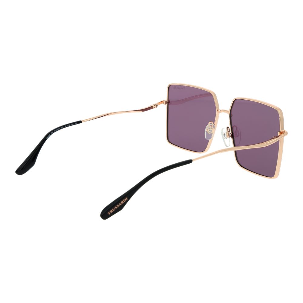 Gold Stainless Steel Sunglasses