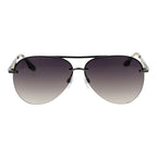 Gray Metal Sunglasses