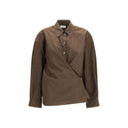 Brown Cotton Shirt