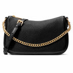 Black Leather Shoulder Bag