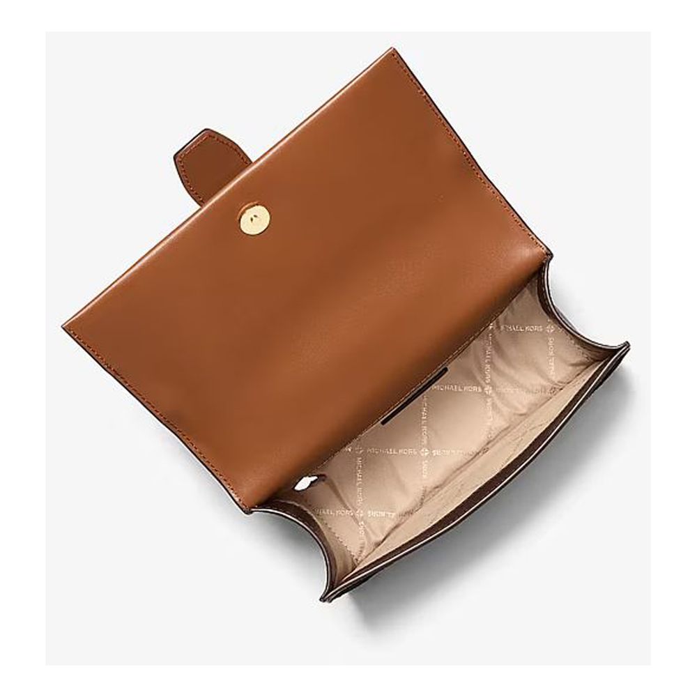 Brown Canvas Crossbody Bag