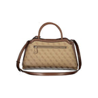 Beige Polyurethane Women's Bag