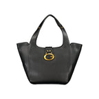 Black Polyurethane Women's Bag