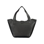 Black Polyurethane Women's Bag