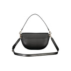 Black Polyurethane Women Bag