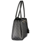 Black Polyurethane Women's Bag