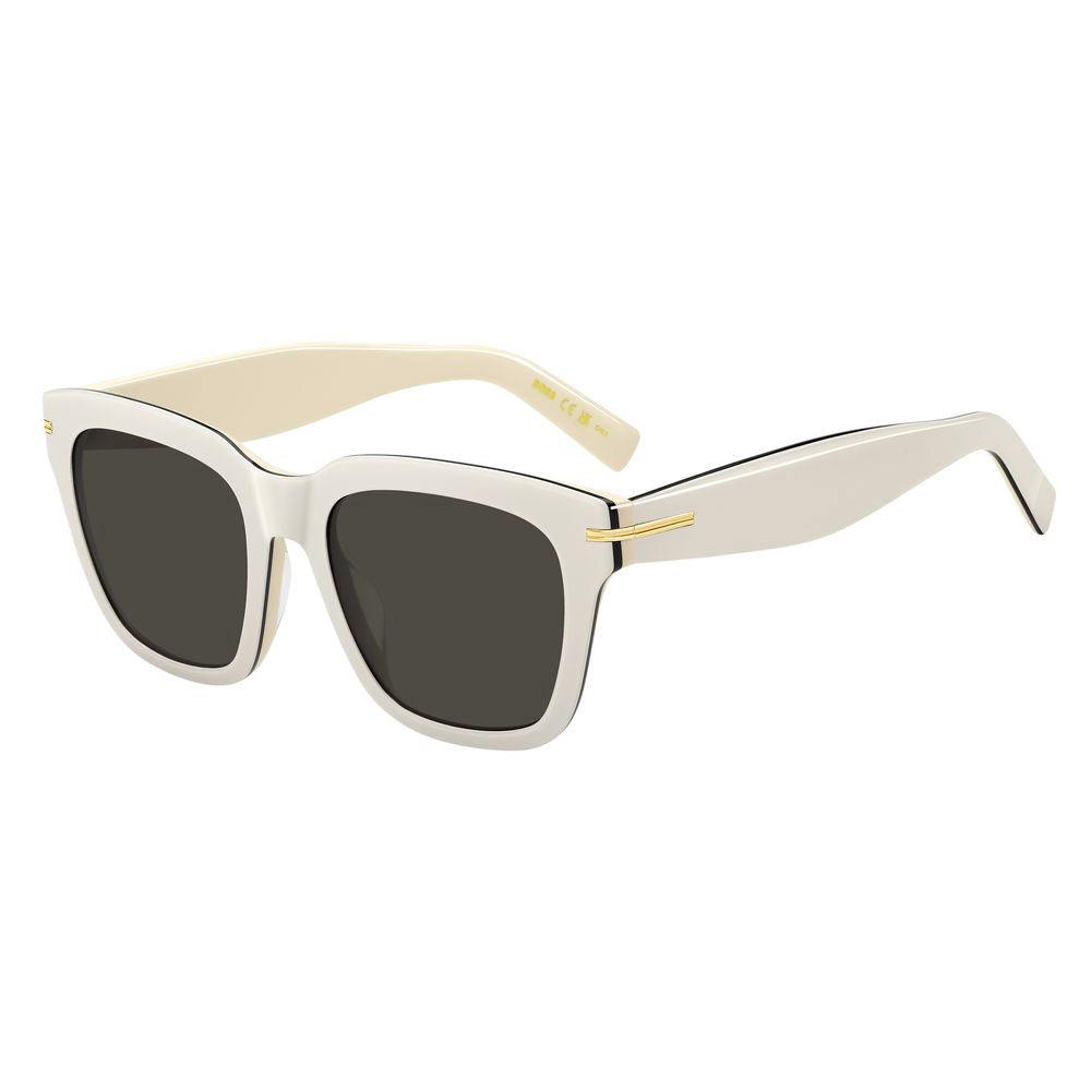 Beige Acetate Sunglasses
