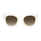 Beige Acetate Sunglasses