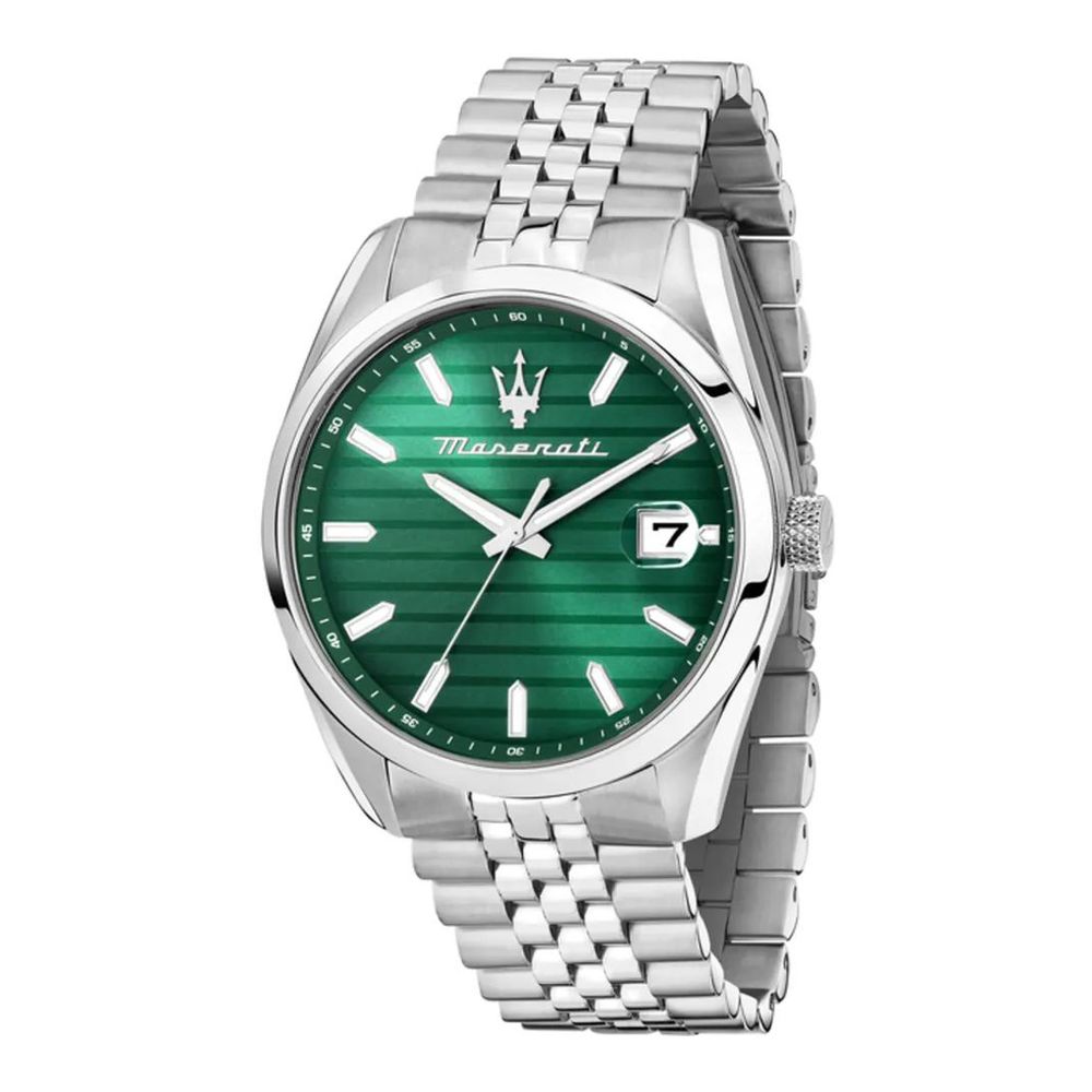 Gray Stainless Steel Dress Watch