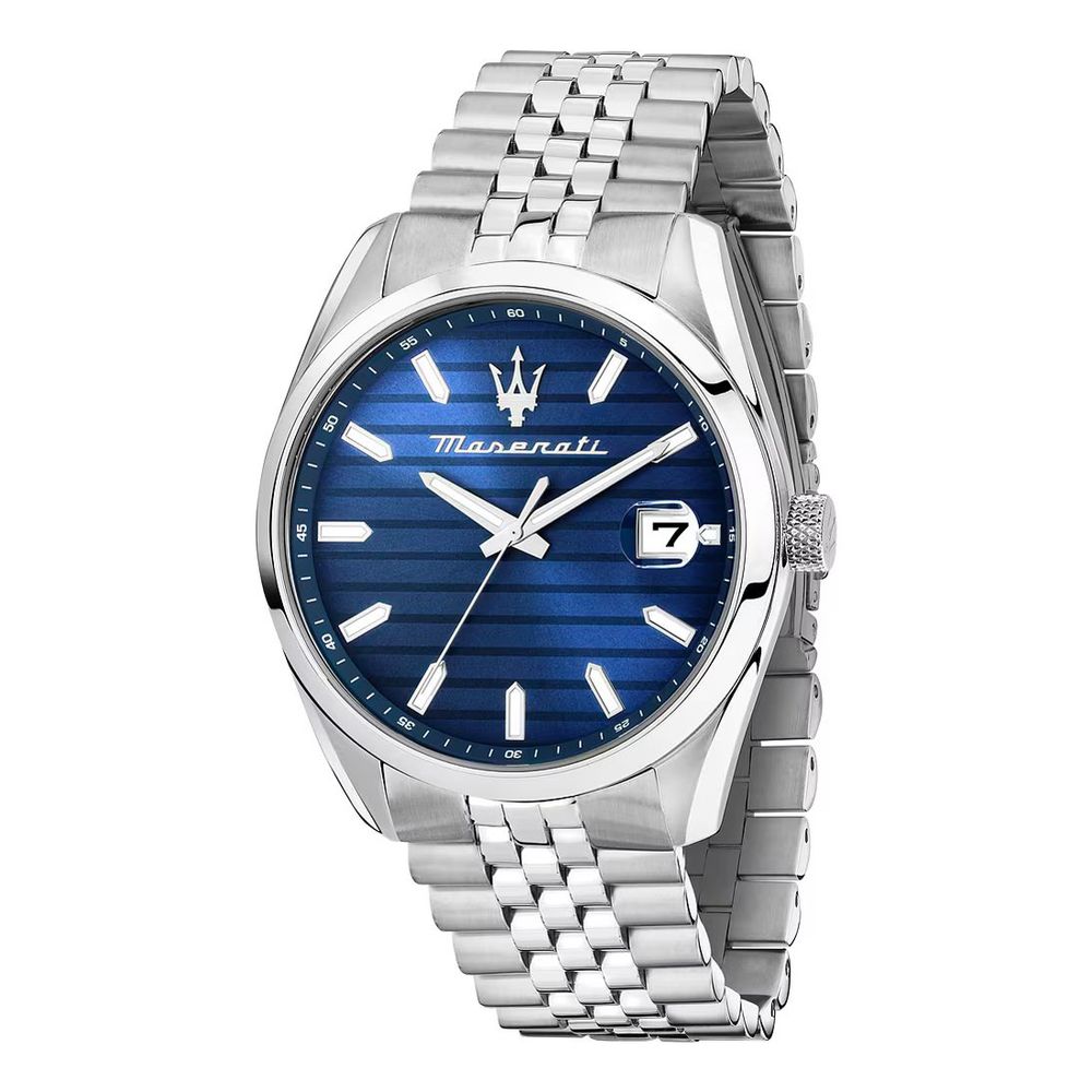 Gray Stainless Steel Dress Watch