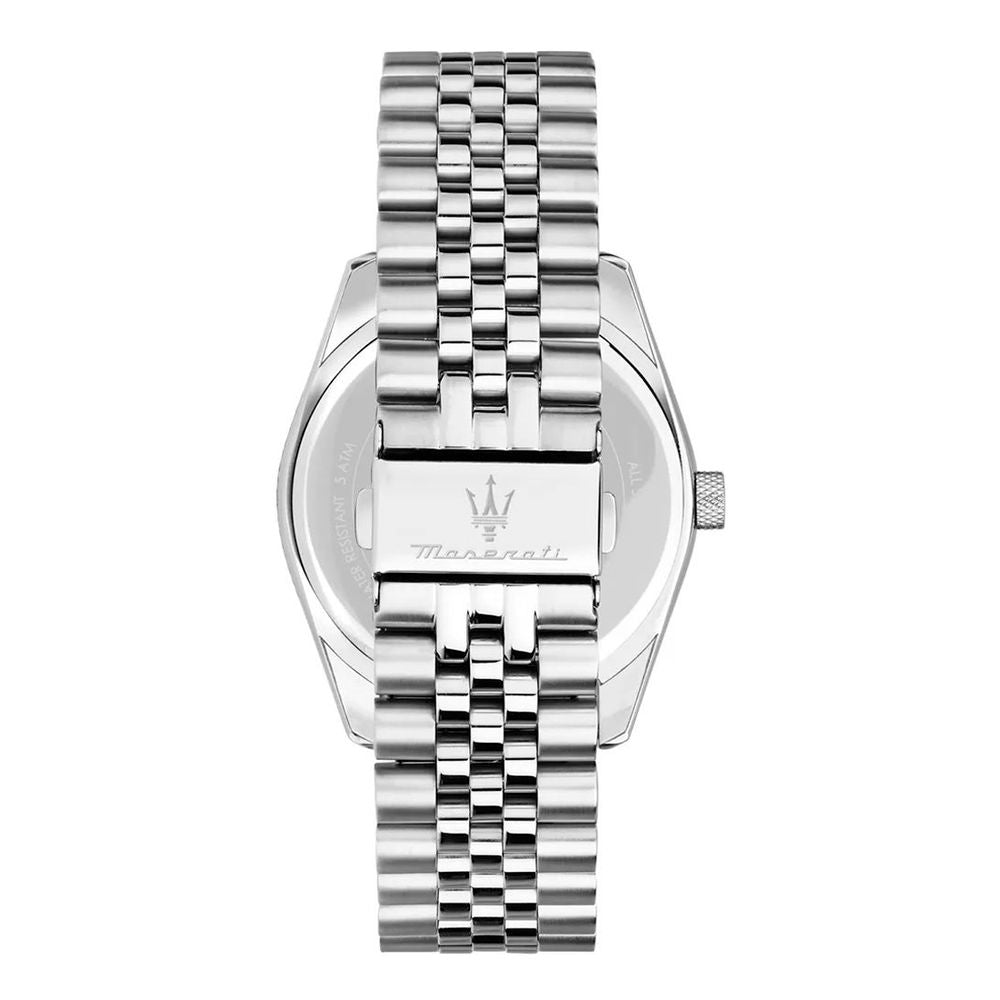 Gray Stainless Steel Dress Watch