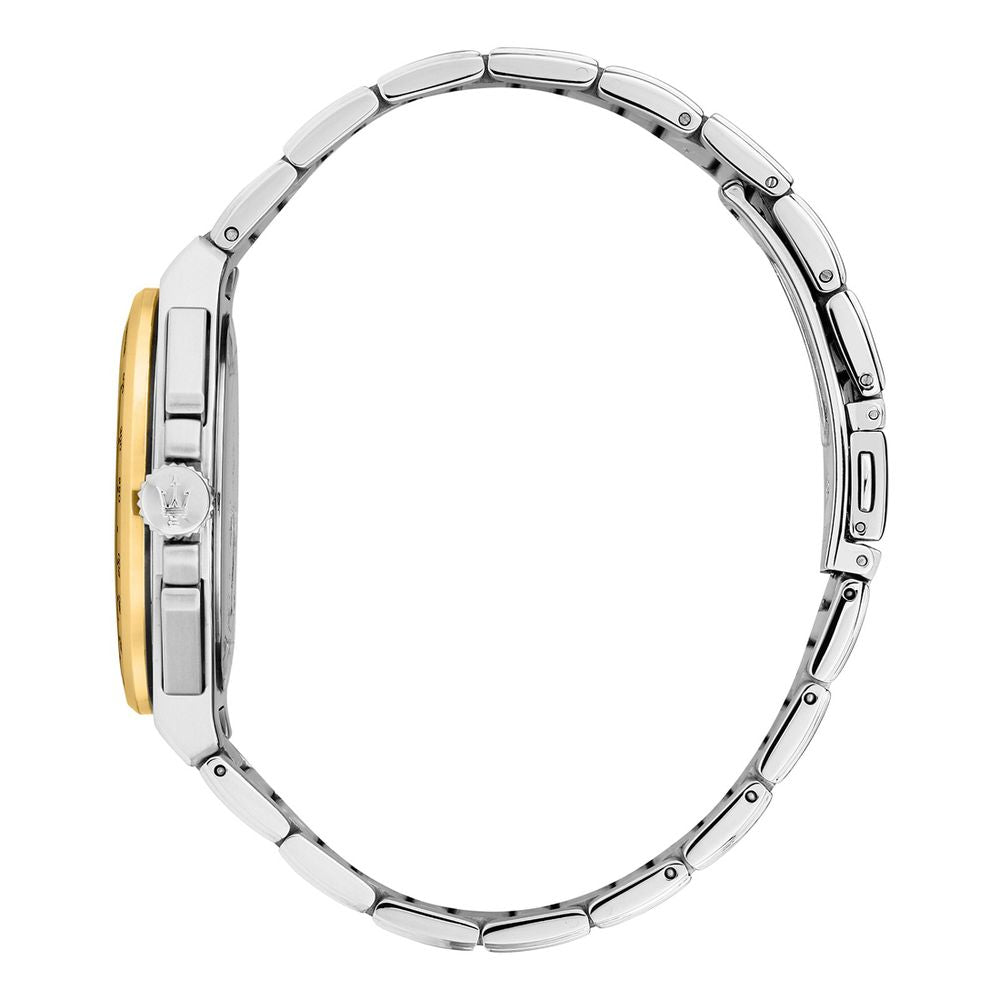 Gray Stainless Steel Dress Watch