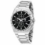 Gray Stainless Steel Dress Watch