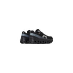 Black Synthetic Athletic Sneakers