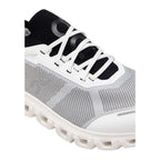 Black And White Synthetic Athletic Sneakers