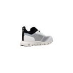 Black And White Synthetic Athletic Sneakers