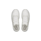 White Synthetic Athletic Sneakers