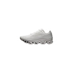 White Synthetic Athletic Sneakers