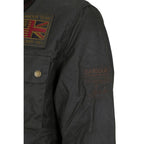 Bicolor Cotton Full-Length Jacket