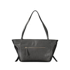 Black Polyurethane Women's Bag