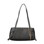 Black Polyurethane Women's Bag
