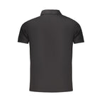 Black Cotton Men's Polo
