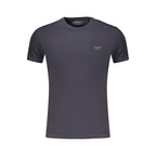 Blue Cotton Men's T-Shirt