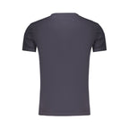 Blue Cotton Men's T-Shirt