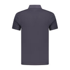 Blue Cotton Mens Polo Shirt