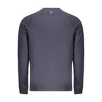 Blue Cotton Men's Sweatshirt