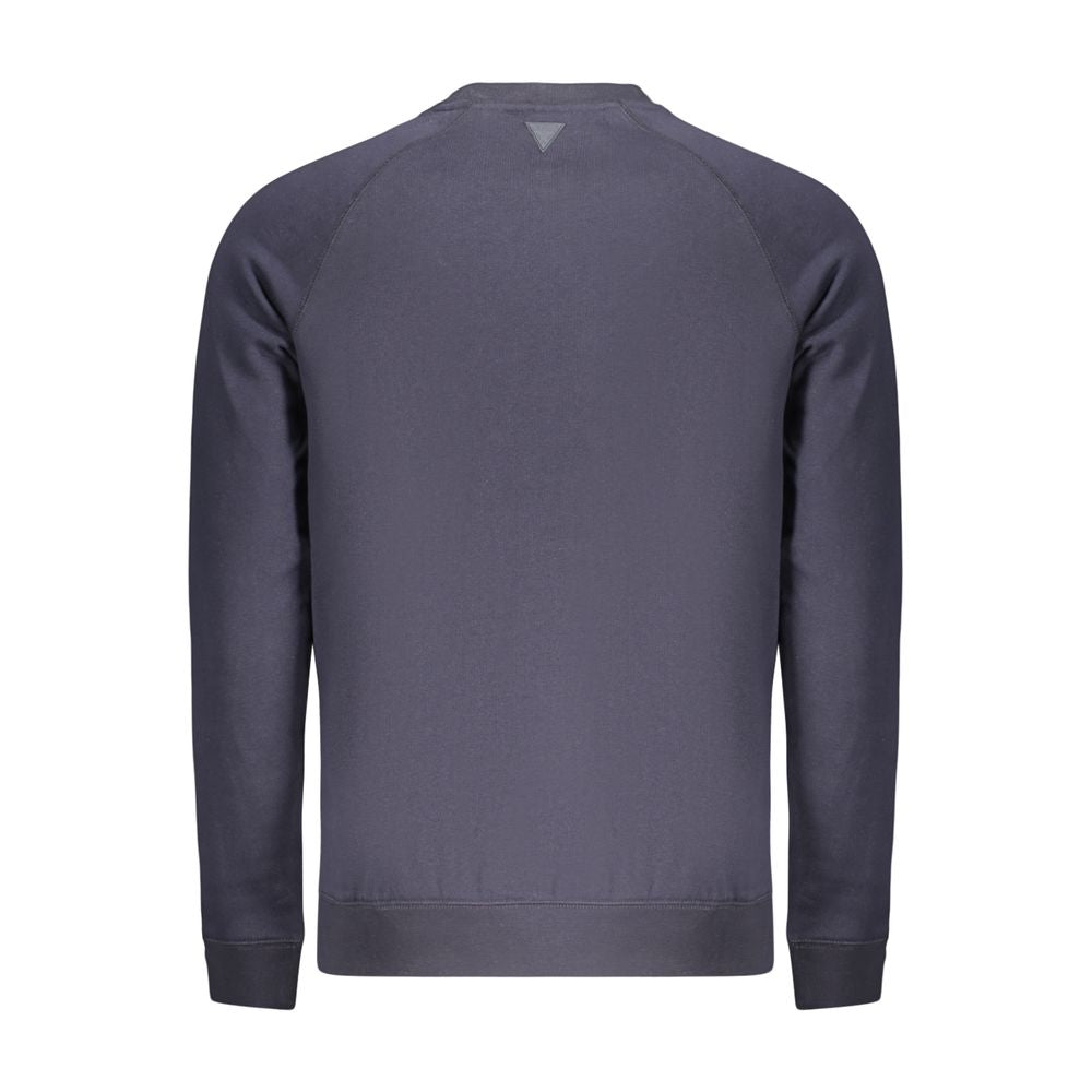 Blue Cotton Men's Sweatshirt