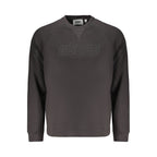 Black Cotton Men's Sweatshirt